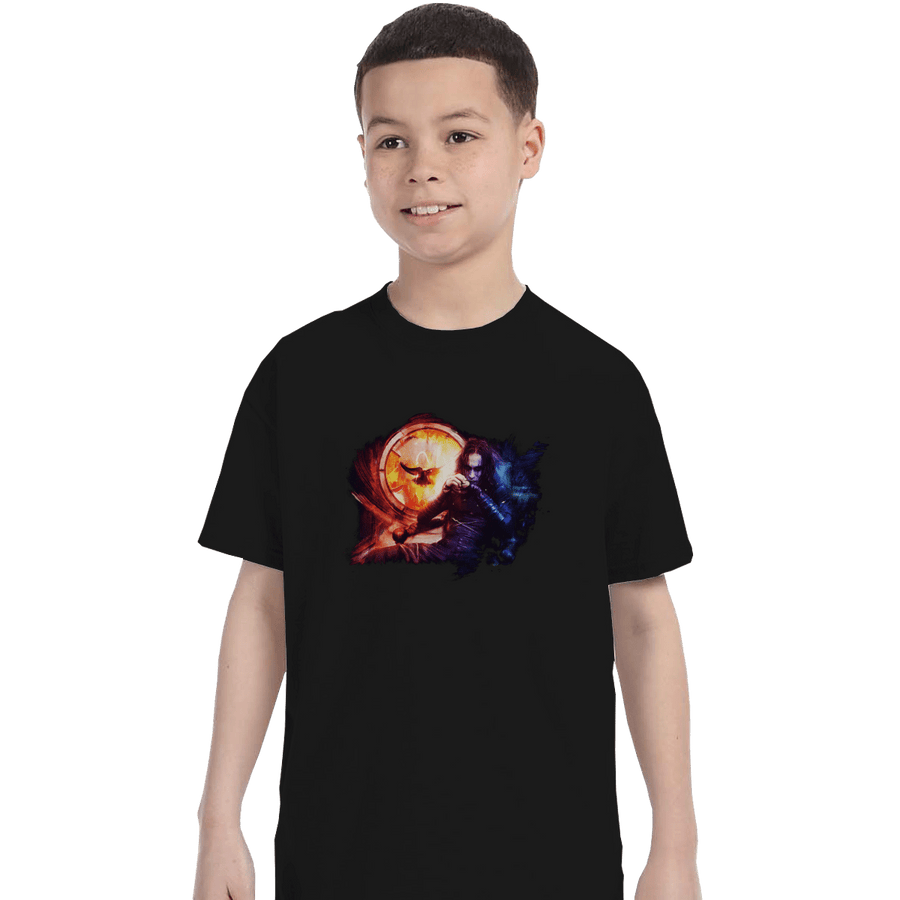 Shirts T-Shirts, Youth / XL / Black The Crow