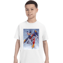 Load image into Gallery viewer, Daily_Deal_Shirts T-Shirts, Youth / XS / White Wing Zero Watercolor

