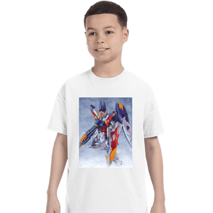 Daily_Deal_Shirts T-Shirts, Youth / XS / White Wing Zero Watercolor