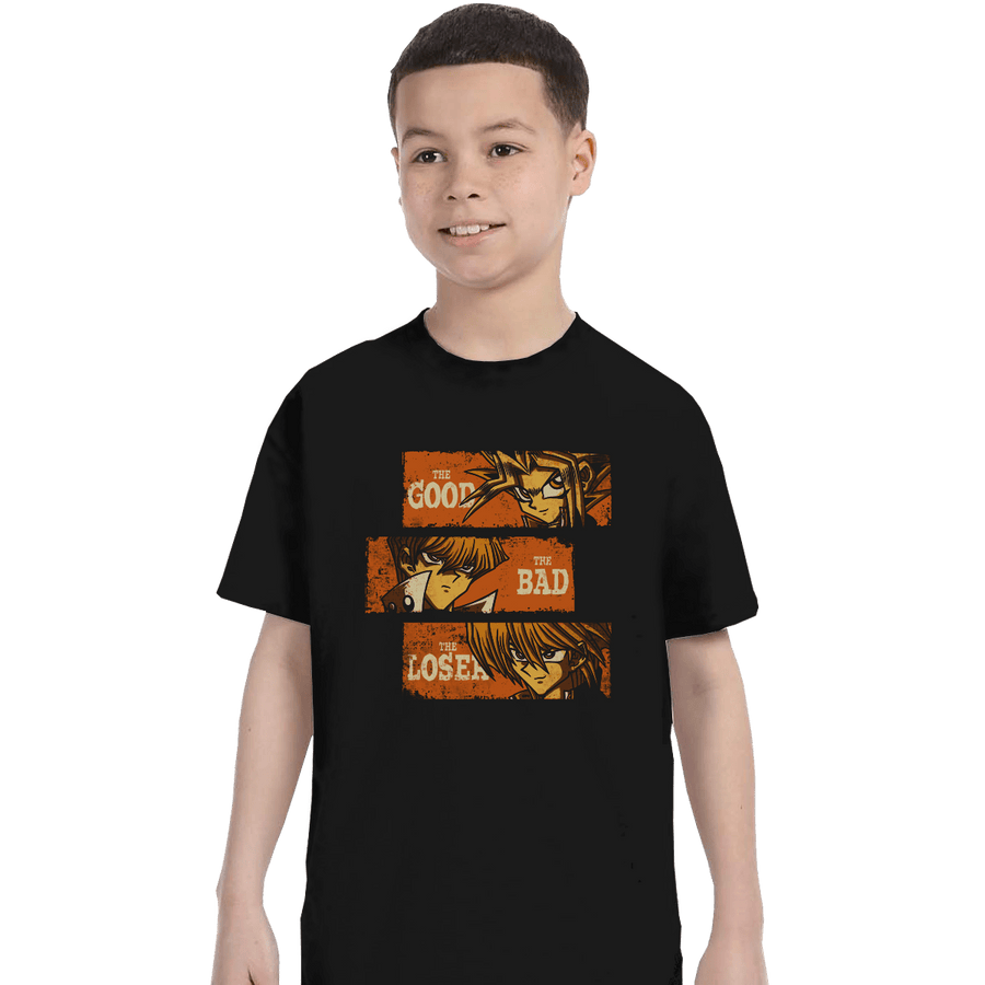 Shirts T-Shirts, Youth / XL / Black The Good, The Bad, And The Loser
