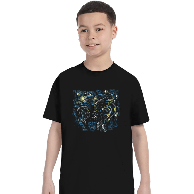 Secret_Shirts T-Shirts, Youth / XS / Black Starry Predator