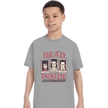 Load image into Gallery viewer, Daily_Deal_Shirts T-Shirts, Youth / XS / Sports Grey Dead Inside Misfortune Telling Club
