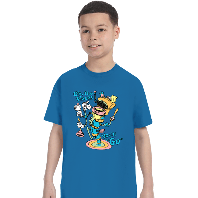 Secret_Shirts T-Shirts, Youth / XS / Sapphire Oh The Places
