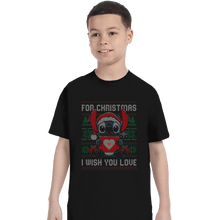 Load image into Gallery viewer, Shirts T-Shirts, Youth / XL / Black Christmas Love

