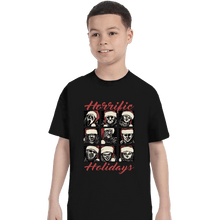 Load image into Gallery viewer, Daily_Deal_Shirts T-Shirts, Youth / XS / Black Horrific Holidays
