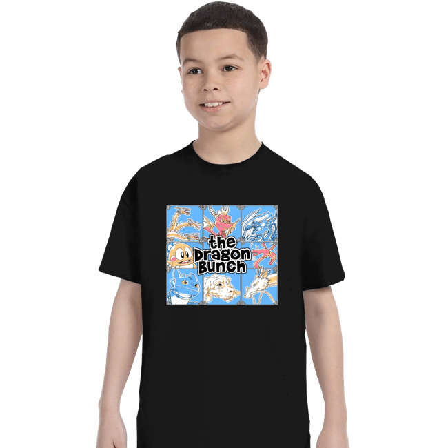 Daily_Deal_Shirts T-Shirts, Youth / XS / Black The Dragon Bunch