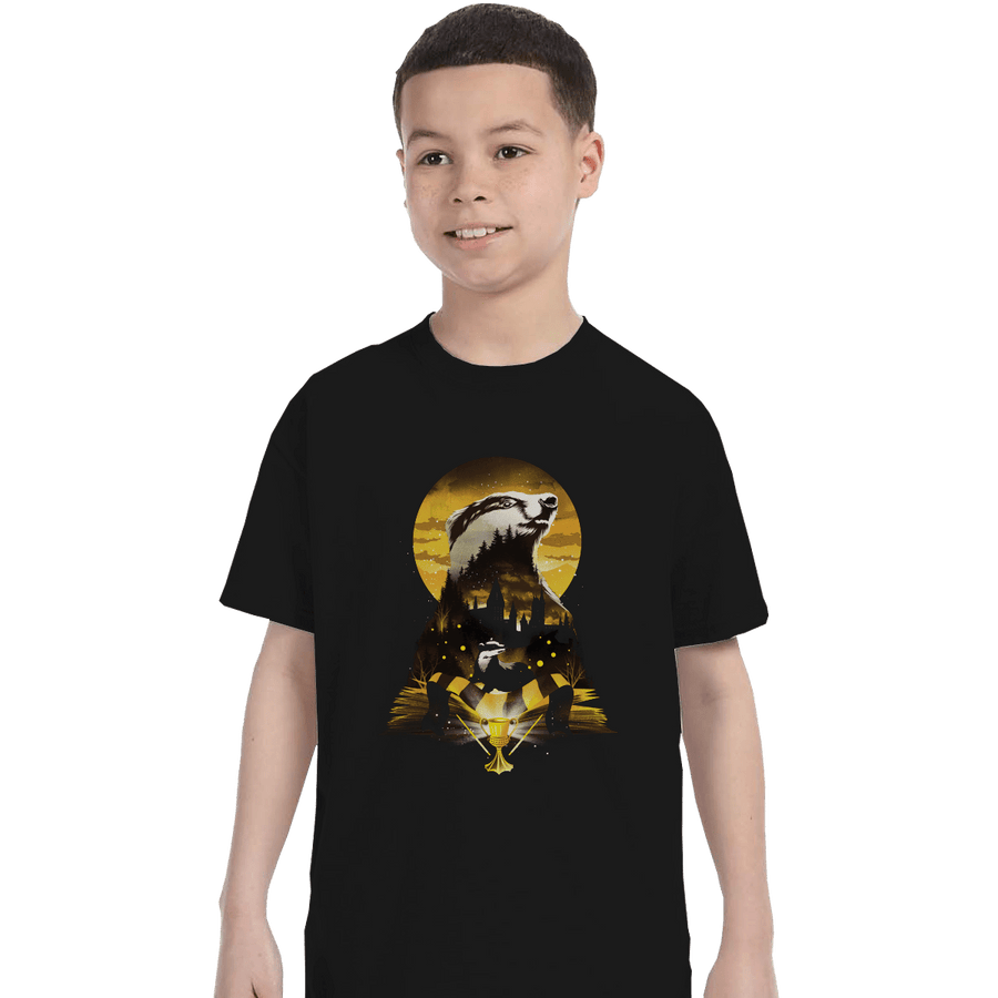 Shirts T-Shirts, Youth / XL / Black House Of Hufflepuff