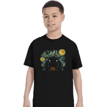 Load image into Gallery viewer, Shirts T-Shirts, Youth / XL / Black Starry Cave
