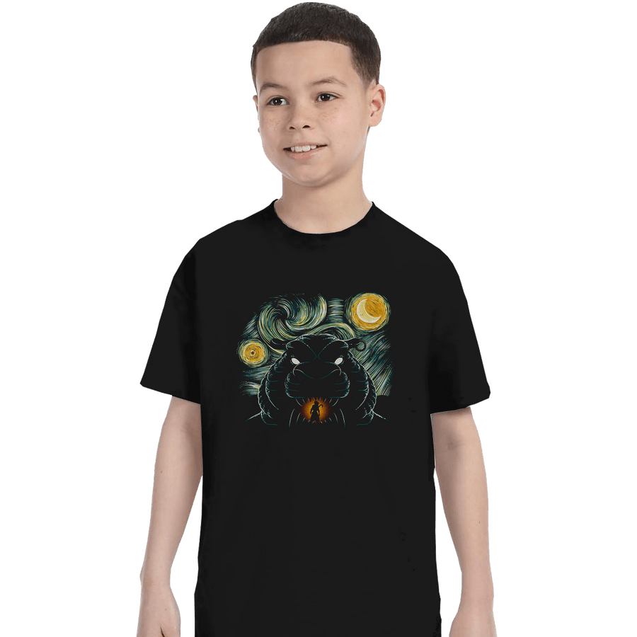 Shirts T-Shirts, Youth / XL / Black Starry Cave