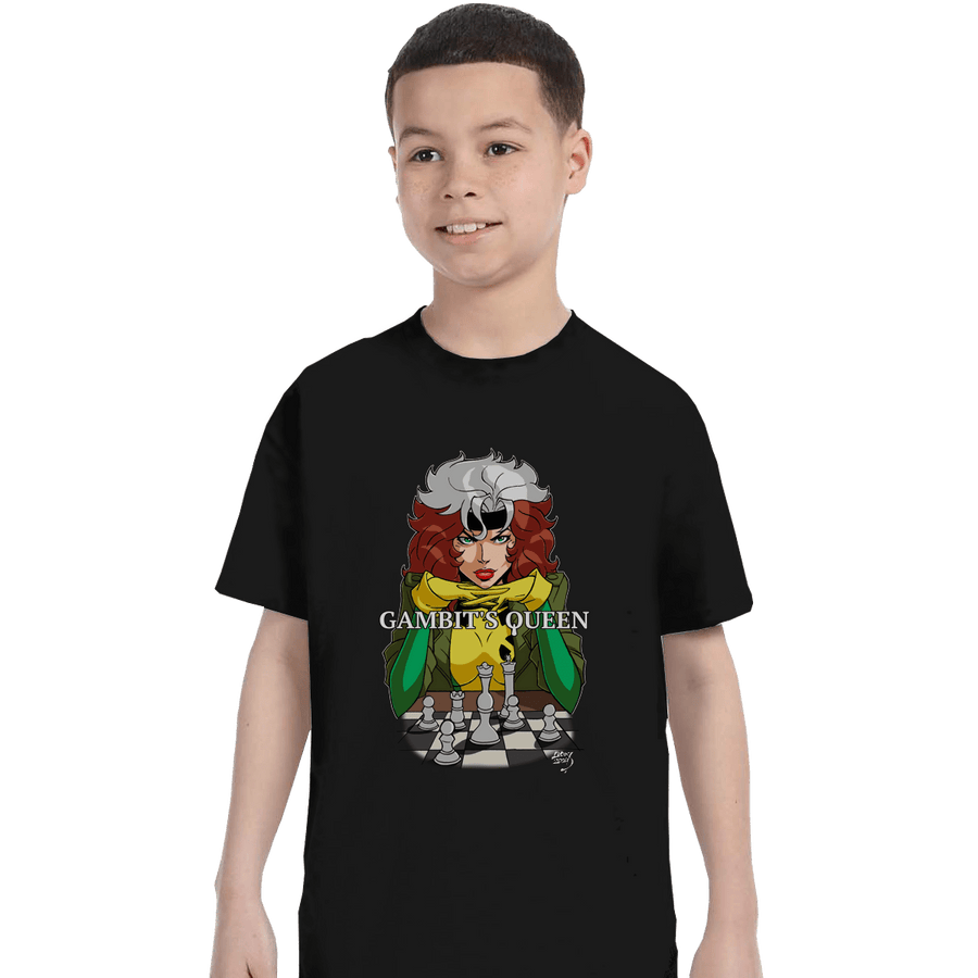 Shirts T-Shirts, Youth / XS / Black Gambit's Queen