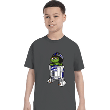 Load image into Gallery viewer, Daily_Deal_Shirts T-Shirts, Youth / XS / Charcoal Grouch2-D2
