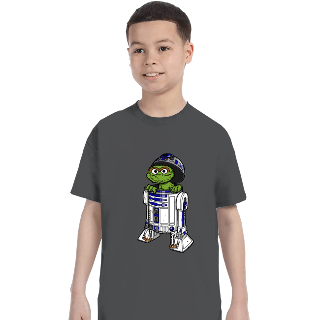 Daily_Deal_Shirts T-Shirts, Youth / XS / Charcoal Grouch2-D2