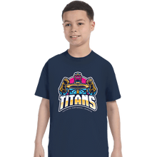 Load image into Gallery viewer, Shirts T-Shirts, Youth / XS / Navy Titans INL
