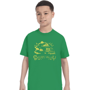 Shirts T-Shirts, Youth / XL / Irish Green Relax In Saturn Valley