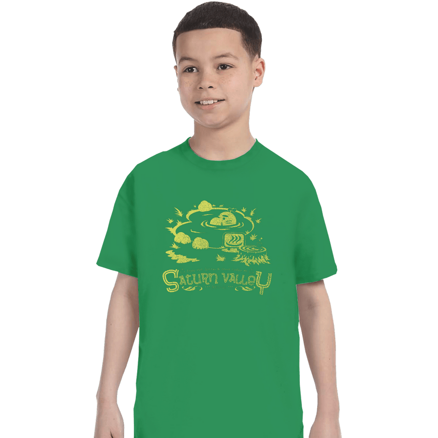 Shirts T-Shirts, Youth / XL / Irish Green Relax In Saturn Valley