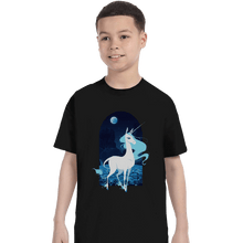 Load image into Gallery viewer, Shirts T-Shirts, Youth / XL / Black Last Unicorn
