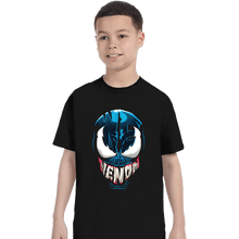 Load image into Gallery viewer, Shirts T-Shirts, Youth / XS / Black Venomous Typography
