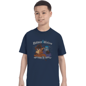 Shirts T-Shirts, Youth / XL / Navy Holmes and Watson