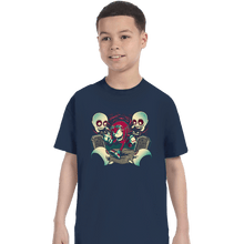 Load image into Gallery viewer, Daily_Deal_Shirts T-Shirts, Youth / XS / Navy Pumpkin Hill
