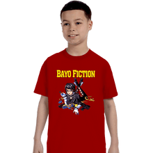Load image into Gallery viewer, Secret_Shirts T-Shirts, Youth / XS / Red Bayo Fiction
