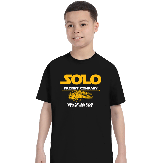 Daily_Deal_Shirts T-Shirts, Youth / XS / Black Solo Freight Co.
