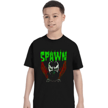 Load image into Gallery viewer, Secret_Shirts T-Shirts, Youth / XS / Black Heavy Metal Hellspawn
