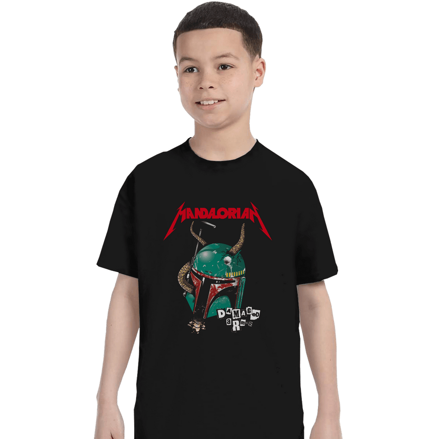 Shirts T-Shirts, Youth / XL / Black Damaged Armor