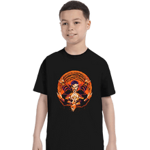 Load image into Gallery viewer, Daily_Deal_Shirts T-Shirts, Youth / XS / Black Tri Beam Strange
