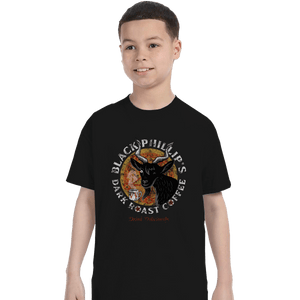 Shirts T-Shirts, Youth / Small / Black Phillip's Dark Roast