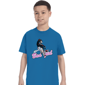 Shirts T-Shirts, Youth / XL / Sapphire Bad Girl