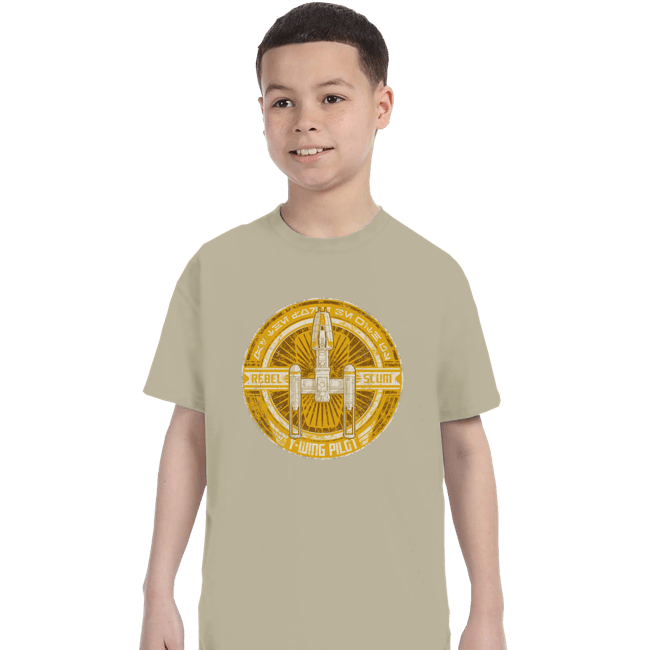 Shirts T-Shirts, Youth / XS / Sand Rebel Scum: Y-Wing Pilot