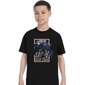 Shirts T-Shirts, Youth / XL / Black Join Blue Lions