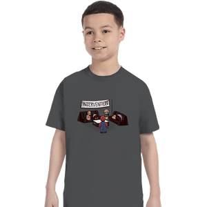 Shirts T-Shirts, Youth / XS / Charcoal Intervention