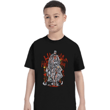 Load image into Gallery viewer, Shirts T-Shirts, Youth / XS / Black Bat Statue
