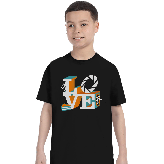 Shirts T-Shirts, Youth / XS / Black Love Portal