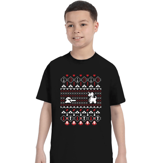Shirts T-Shirts, Youth / XS / Black It's Dangerous To Go Alone At Christmas