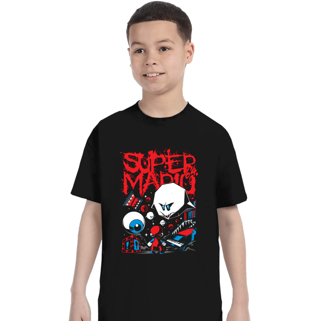 Daily_Deal_Shirts T-Shirts, Youth / XS / Black Haunted House