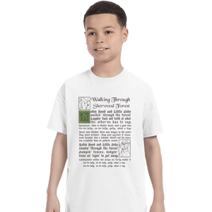 Shirts T-Shirts, Youth / XL / White Sherwood Forest