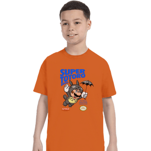 Shirts T-Shirts, Youth / XS / Orange Super Totoro Bros
