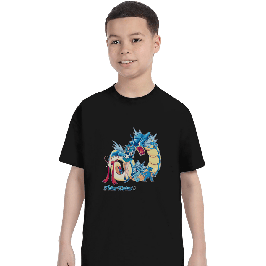 Shirts T-Shirts, Youth / XL / Black Pretty Guardian Trainer Neptune