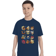 Load image into Gallery viewer, Shirts T-Shirts, Youth / XL / Navy Island Faces
