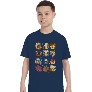 Shirts T-Shirts, Youth / XL / Navy Island Faces