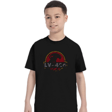 Load image into Gallery viewer, Secret_Shirts T-Shirts, Youth / XS / Black LV-426 Park

