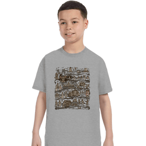 Daily_Deal_Shirts T-Shirts, Youth / XS / Sports Grey Tapestry Of The Quested Grail