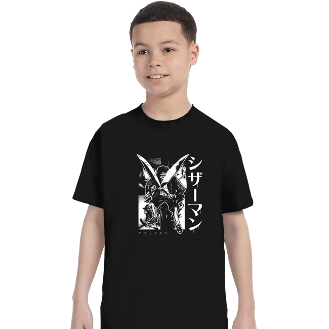Daily_Deal_Shirts T-Shirts, Youth / XS / Black Scissorman Is Here