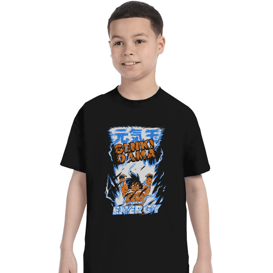 Shirts T-Shirts, Youth / XL / Black Genki Dama