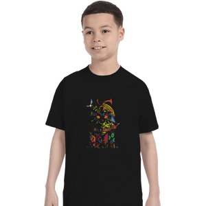 Shirts T-Shirts, Youth / XL / Black Skull Kid Crew