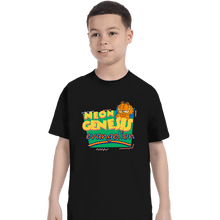 Load image into Gallery viewer, Secret_Shirts T-Shirts, Youth / XS / Black Garfield Evangelion
