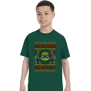 Shirts T-Shirts, Youth / XS / Forest Donatello Christmas