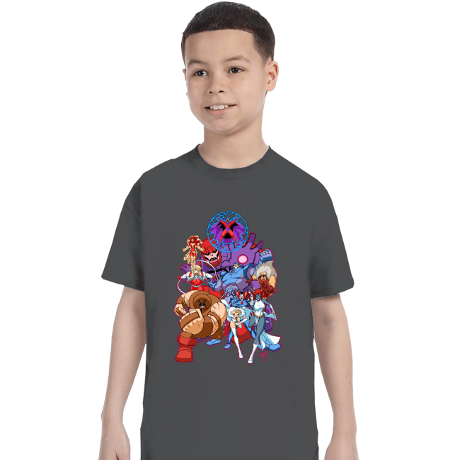 Shirts T-Shirts, Youth / XS / Charcoal X-Men Villains